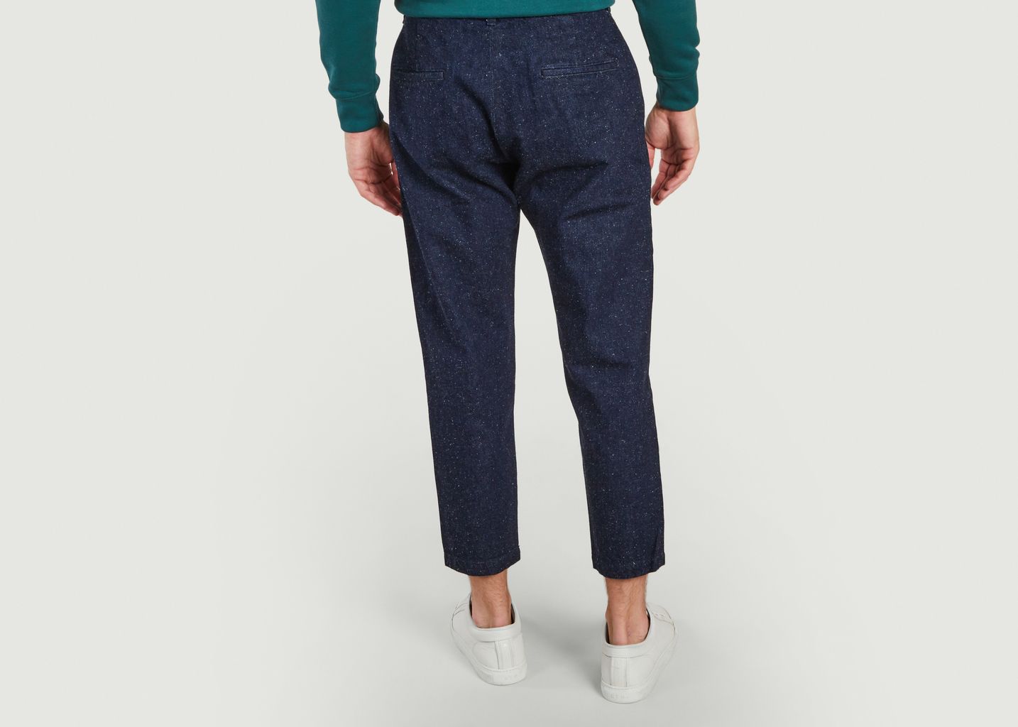 Pantalon loose en denim de coton et fibres de banane - Japan Blue Jeans